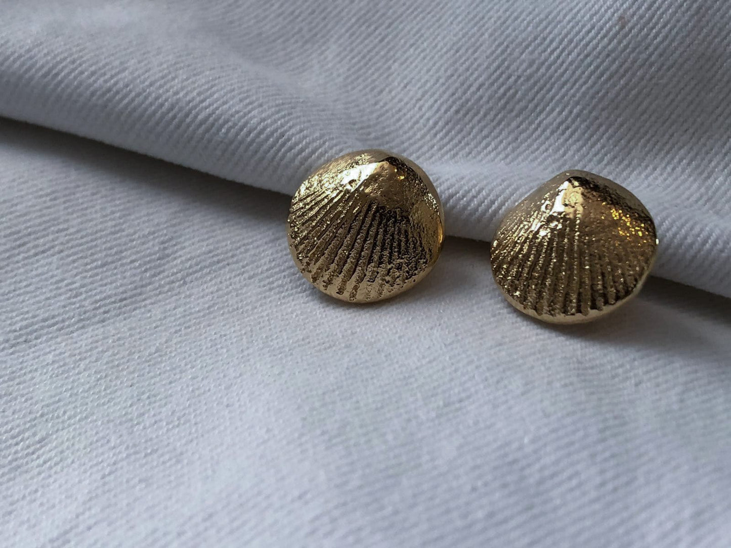 SCALLOP EARRINGS